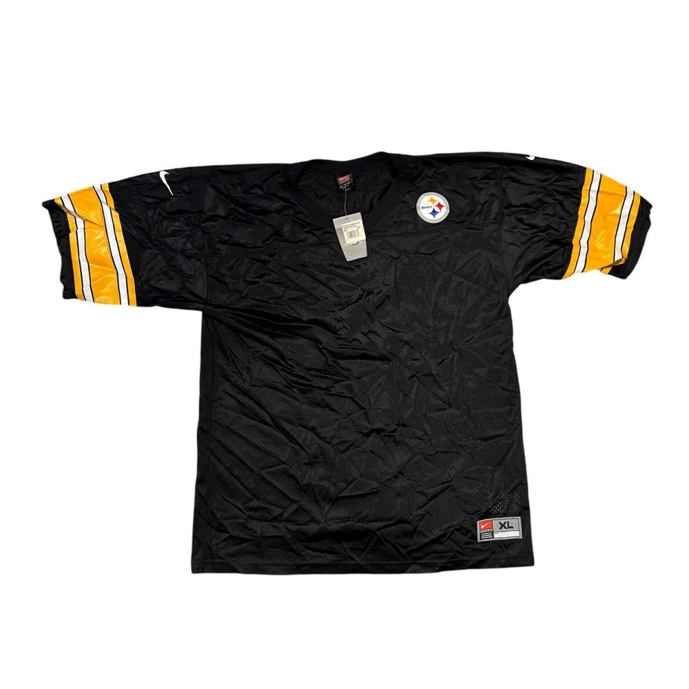 Nike Pittsburgh Steelers Blank Jersey NFL Mens XL Black NJRE01974BLKXLG